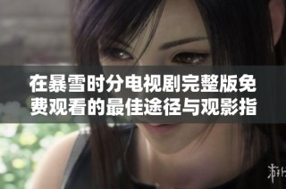 在暴雪时分电视剧完整版免费观看的最佳途径与观影指南