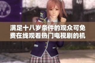 满足十八岁条件的观众可免费在线观看热门电视剧的机会