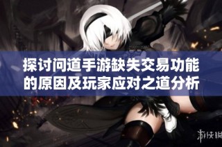 探讨问道手游缺失交易功能的原因及玩家应对之道分析